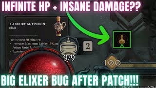 ELIXIR BUG LOTS OF HEALTH AND DAMAGE WITH MAX LIFE STACKING [upl. by Bast444]