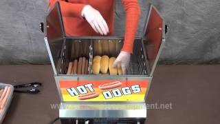 Gold Medal Steamin Demon Hot Dog Steamer [upl. by Solhcin215]