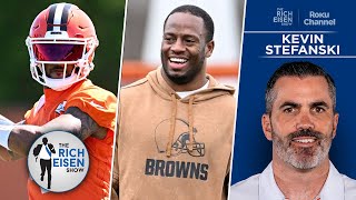 Browns HC Kevin Stefanski Updates Deshaun Watson amp Nick Chubb Injury Status  The Rich Eisen Show [upl. by Cacie15]