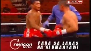 Boxing fight 2016 Dennis Laurente TKO Steve Quinonez [upl. by Idissac]