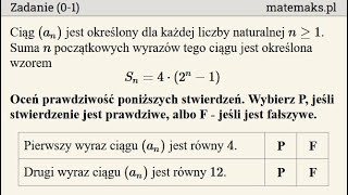 Zadanie 14  matura próbna CKE [upl. by Geminius]