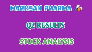 MARKSANS PHARMA Q2 RESULTS🔴MARKSANS PHARMA STOCK ANALYSIS🔷️Q2 RESULTS  STOCK MARKET PLANNER [upl. by Gnahk]