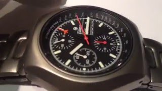 TUTIMA MILITARY CHRONOGRAPHE AUTOMATIC TITANIUM Ref76003 Tachy Juwelier Belting [upl. by Aerdnahc]