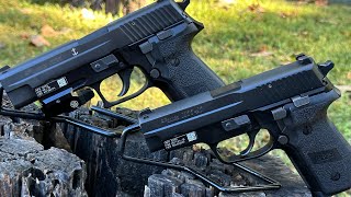 P226 MK25 vs M11 A1  Sig Sauer’s Metal Frame Military Masterpieces [upl. by Ehtyaf763]