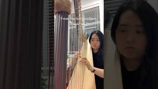 From BachGrandjany Harp Etude no1 ABRSM pedal harp grade 8 bach harp etude abrsmharp [upl. by Kroo]