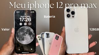 Tudo sobre meu iphone 12 pro max  bateria câmera🩷 [upl. by Aneert]