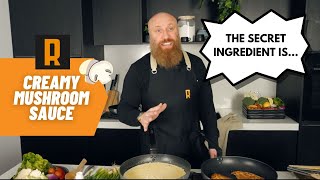 Cooking with RAMI  Ep 1 quotThe RASHAYS Famous Creamy Mushroom Sauce [upl. by Nomsed951]