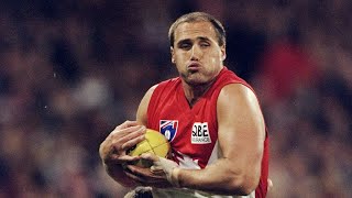 Plugger Locketts classic full forward stats in 10goal haul  Collingwood v Sydney  1998  AFL [upl. by Imoin]