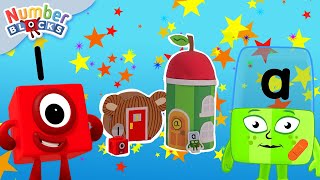 Numberblocks and Alphablocks Houses 🏡  Kids Makes  Numberblocks [upl. by Formica]