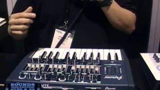 Arturia Mini Brute Analog Synth  NAMM 2012 [upl. by Eetnahc326]