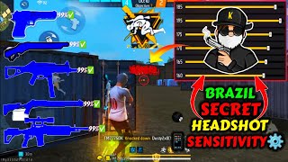 Free Fire Headshot setting 2024 ⚡ Best Sensitivity Settings ⚙️ Sensitivity  Hud Settings Free Fire [upl. by Lrac]