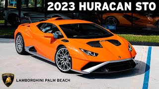 2023 Lamborghini Huracan STO  Arancio  LPB [upl. by Mallory321]