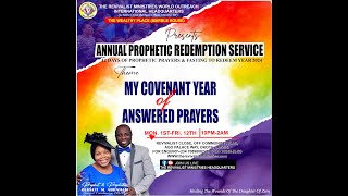 ANNUAL REDEMPTION PROGRAM 12 DAYS OF PRAYERS AND FASTING DAY 6 WITH PROPHET OLUSEYI M ABRAHAM [upl. by Ainesey]