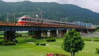 小田急7000形7003F LSE 特急ロマンスカー はこね31号 VSE代走 ＠新松田～開成 [upl. by Dorn]