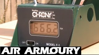 Shooting Chrony F1 Chronograph Review  Air Armoury [upl. by Nacim]