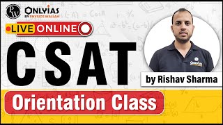 UPSC CSAT Foundation Course 2024  Orientation Session  Rishav Sir  OnlyIAS [upl. by Mharba]