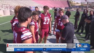 NMSU on schedule for Aug 27 opener [upl. by Janiuszck]