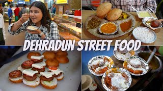 Best DEHRADUN Street Food  Bun Tikki Aloo Kachori Bal Mithai Sandwich amp More [upl. by Lalitta]