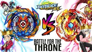 CHALLENGE FOR KING BRAVE VALKYRIE VS LORD SPRIGGAN Beyblade Burst SuperKing Battle ベイブレードバースト超王 [upl. by Lesnah]