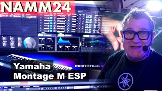 NAMM 2024  Yamaha  Montage M ESP Plugin [upl. by Araihc]