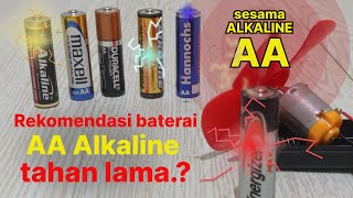 Experiment Baterai AA alkaline yang paling tahan lama part 12  Juaranya  Sub Eng [upl. by Gavan]