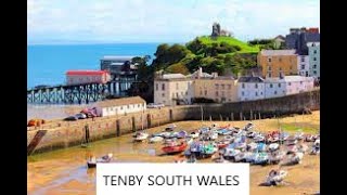 Tenby South Wales Town Walk [upl. by Andrien]