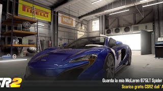 CSR2 McLaren 675 LT Spider shift and tune for 931x [upl. by Jandel919]