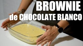 Cocina Tu Música  Brownie de Chocolate Blanco con Davile Matellán blondie [upl. by Kano]