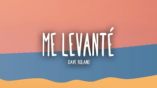 Dave Bolaño  Me Levanté LetraLyrics [upl. by Attikram174]