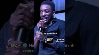 BOVI IS THE BEST COMEDIANS WE HAVE IN NIGERIA 🇳🇬 HILARIOUS 😂 bovi standupcomedy nigercomedy [upl. by Akital]