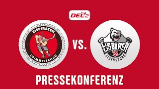 PRESSEKONFERENZ  EISPIRATEN CRIMMITSCHAU  EISBÄREN REGENSBURG  13102024 [upl. by Aritak]