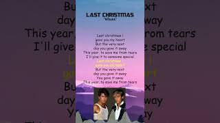 Wham  Last Christmas Lyrics shorts [upl. by Novello]