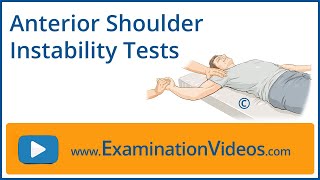 Anterior Shoulder Instability Test [upl. by Yuk774]