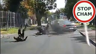 Wypadek motocyklisty z osobówką 1635 Wasze Filmy [upl. by Atimed266]