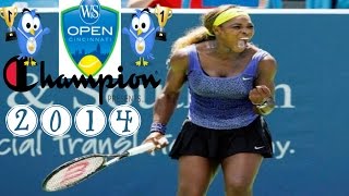 Serena Williams vs Ana Ivanovic CincinnatiFinalHighlights2014 [upl. by Elokin]