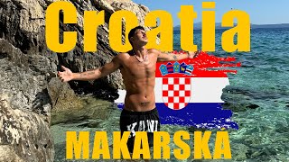 NAŠA DOVOLENKA NA MAKARSKEJ HR  VLOG Z CHORVÁTSKA [upl. by Namara989]