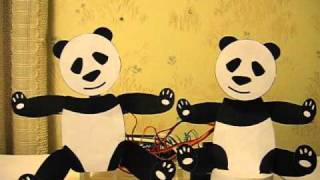 Daft Punks Harder Better Faster Stronger performed by robot Pandas [upl. by Call133]