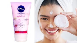 Nivea face wash  face wash for dry skin  nivea face wash gentle almond oil  face wash Nivea [upl. by Eintihw357]