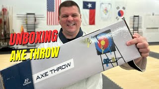 Epic Axe Throw Unboxing Whats Inside [upl. by Ahgiela]