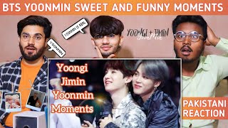 Bts Yoonmin Sweet Moments  Pakistani Reaction  Usman Rajpoot [upl. by Laerol]