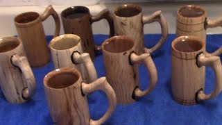 189 Woodturning Wooden Mugs [upl. by Hana738]