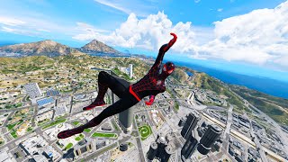 GTA 5 Crazy Ragdolls  Spiderman by GTA Expensive SpiderManFails [upl. by Lathrope]