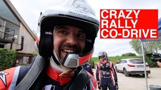 CRAZY RALLY CODRIVE 😱 MET THIERRY NEUVILLE 🚗 [upl. by Kailey]