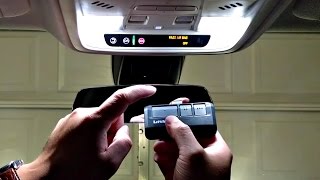 How to Set Up Garage Door Opener With Car Homelink [upl. by Langer468]