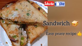 sandwich 🥪  by yum yum mamas kitchen  easyrecipe sandwich youtubevideo [upl. by Ahsemrak521]