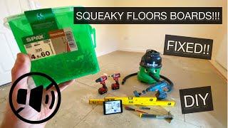 Project Nursery Fixing Squeaky Floor Boards [upl. by Grail429]