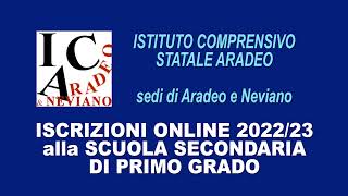 Video tutorial iscrizioni online per la Scuola Secondaria di Primo Grado [upl. by Jourdan800]