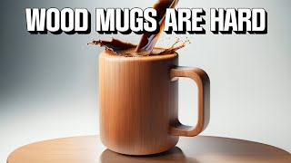 Making a Wooden Coffee Mug Isnt as Easy as It Looks [upl. by Irdua]