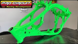 The ICONIC Powder Coat Color Pro Circuit Kawasaki Used [upl. by Jr108]