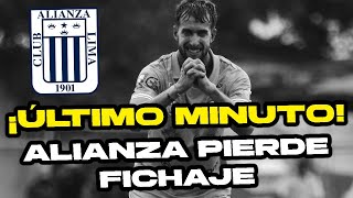 ALIANZA LIMA PIERDE UN REFUERZO GASPAR GENTILE LE DIJO NO [upl. by Leonardo]